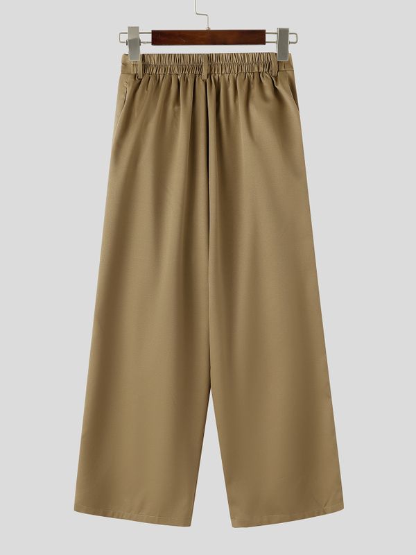 Men's Deconstructed Double Placket Button Short Sleeve Shirt SKUL60071