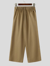 Men's Deconstructed Double Placket Button Short Sleeve Shirt SKUL60071