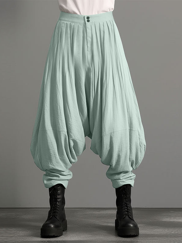 Men's Deconstructed Pleated Lantern Pant SKUL50130