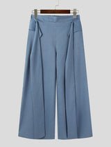 Men's Deconstructed Wide Leg High Waist Pant SKUL39791