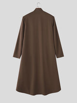 Men's Irregular Hem Long Sleeve Blazer SKUL40289