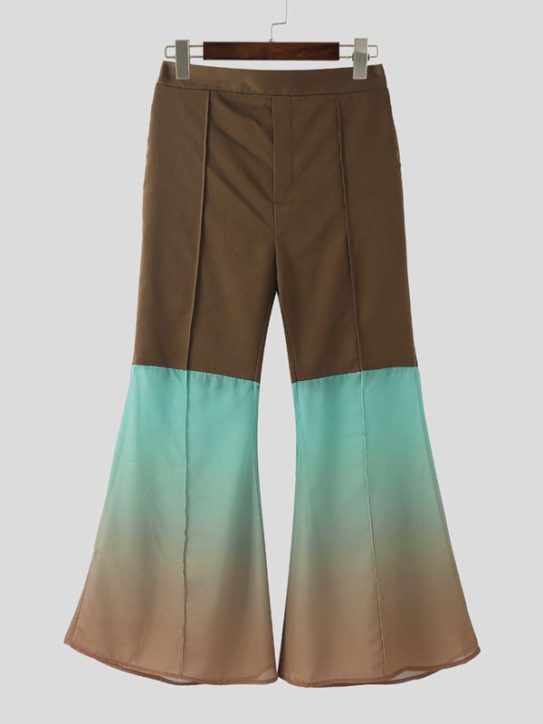 Men's Casual Gradient Flared Pant SKUL35042