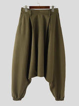 Men's Casual Contrast Edge Stud Button Pant SKUL48669