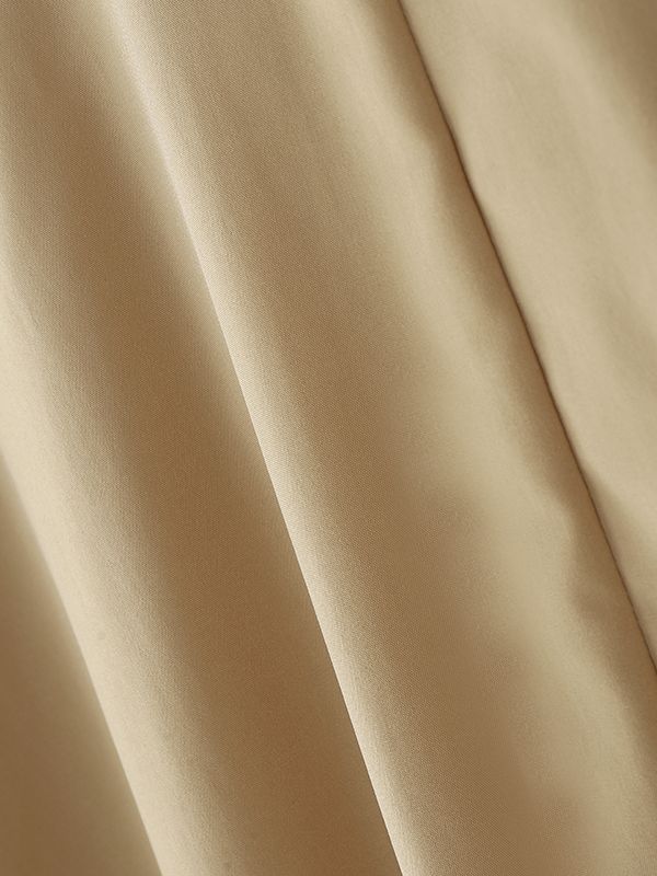 Men's Solid Color Stand Collar 3/4 Length Sleeve Shirt SKUL41045