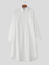 Men's Striped Casual Long Sleeve Shirt SKUL29529