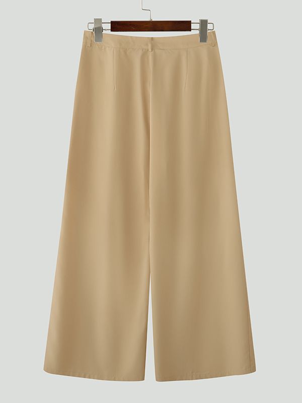 Men's Solid Color Minimal Loose Pant SKUL51931