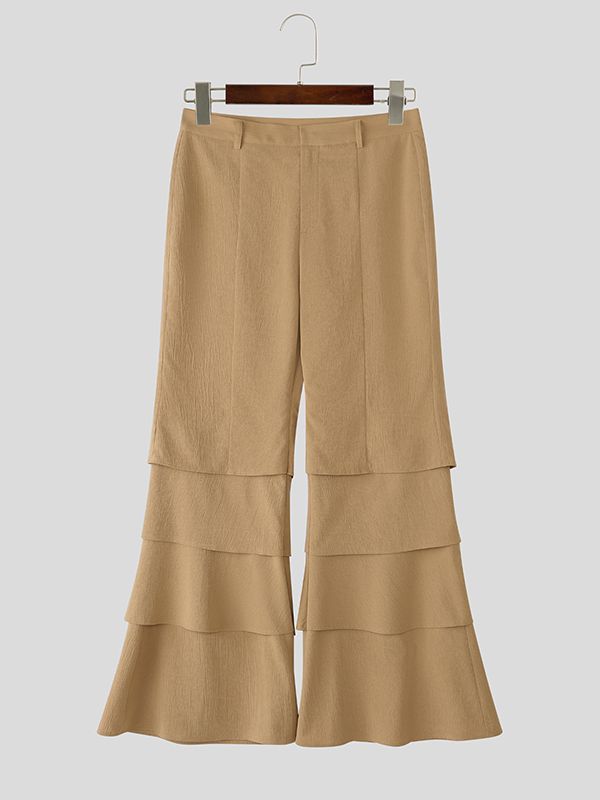 Men's Tiered Layered Design Casual Pant SKUL36340
