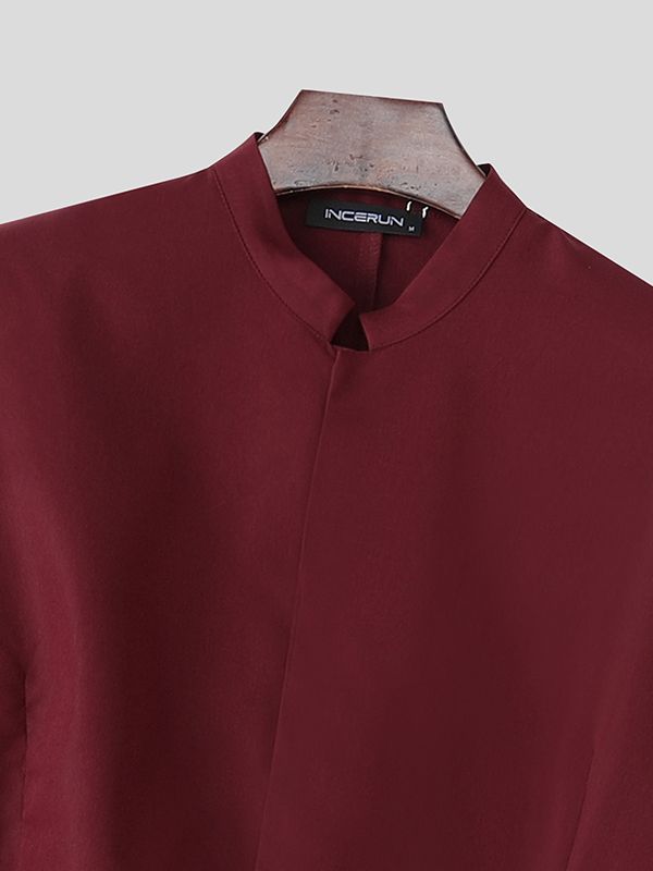 Men's Deconstructed Irregular Hem Waist Cinched Blazer SKUL41367