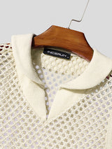 Mens Sheer Mesh Hollow Casual Tank SKUL17893