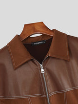 Men's Solid Color Casual Long Sleeve Jacket SKUL35103