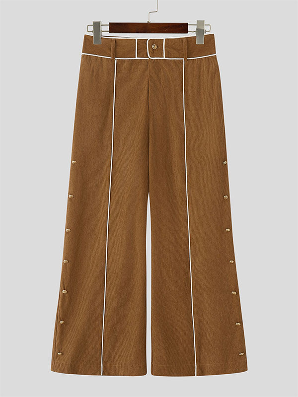 Men's Colorblock Textured Casual Pant SKUL26076