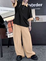 Men's Color Block Striped Two Pieces Outfit SKUL38098