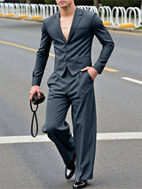 Men's Striped Casual Two Pieces Outfit SKUL25762