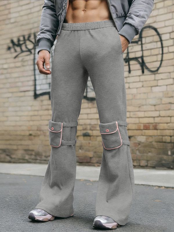 Men's 3D Pocket Casual Flared Pant SKUL45406