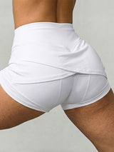 Men's Deconstructed Layered Aesthetic High-Waisted Booty Yoga Short SKUL69227
