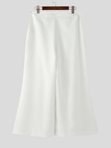 Men's Solid Color High Waist Loose Pant SKUL17988