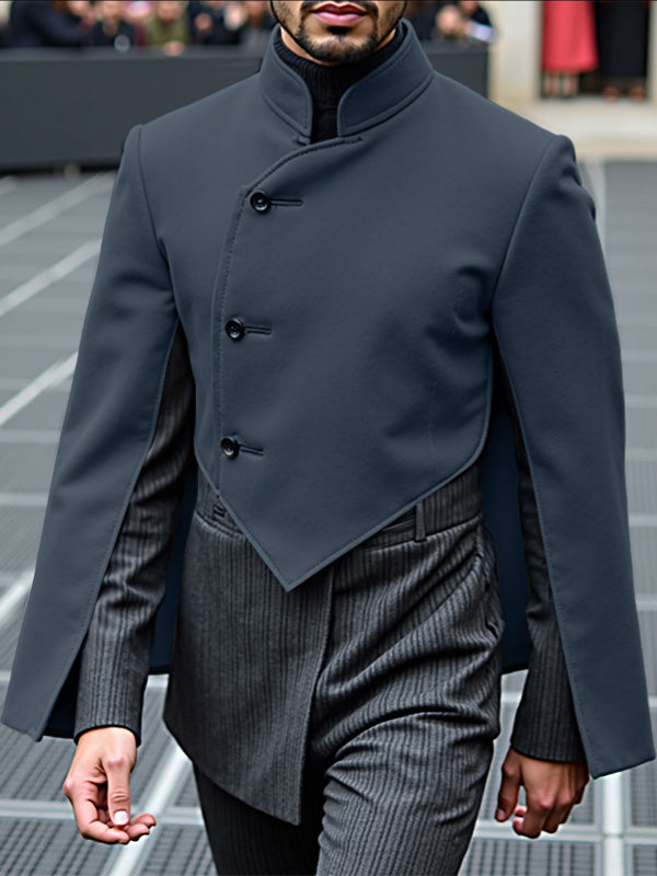 Men's Split Cuff Casual Long Sleeve Jacket SKUL29614