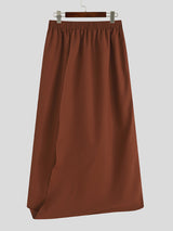 Men's Solid Color Wide Leg Casual Pant SKUL22805