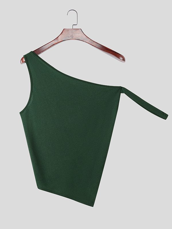 Men's Sheer Slim Fit Sleeveless Tank SKUL36434