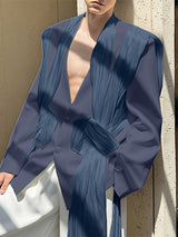 Men's Shiny Casual Long Sleeve Blazer SKUL25103