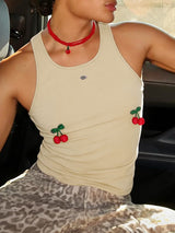 Men's 3D Fruit Pendant Patchwork Tank SKUL42416