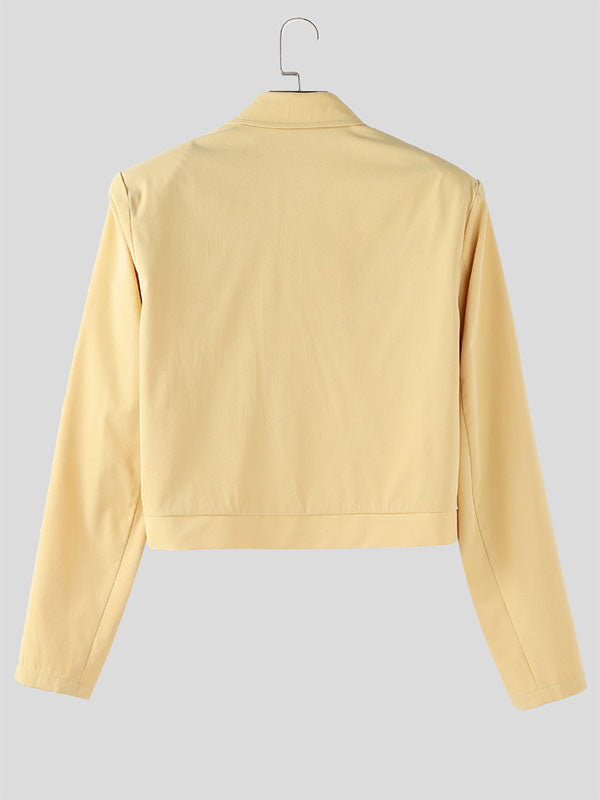 Men's Colorblock Casual Long Sleeve Jacket SKUL28355