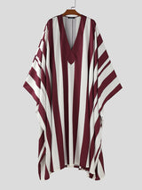 Men's Striped Loose Oversized Robe SKUL24712
