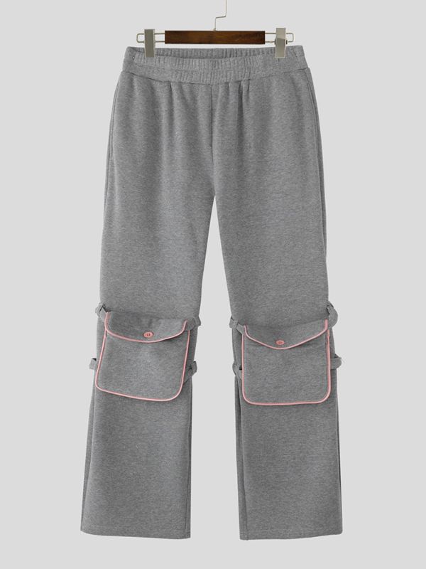 Men's 3D Pocket Casual Flared Pant SKUL45406