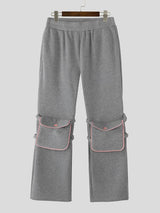 Men's 3D Pocket Casual Flared Pant SKUL45406