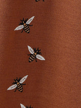 Men's Bee Embroidery Knit Short Sleeve Shirt SKUL38894