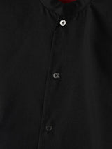 Men's Deconstructed Cut Out Long Hem Short Sleeve Shirt SKUL54570