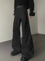 Men's Drapey Wrinkled Curved Blade Pant SKUL40104