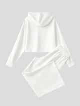 Men's Early Autumn Minimalist Crinkled Crop Two Pieces Outfit SKUL79626