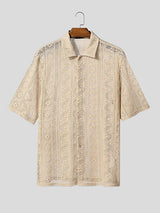 Mens Sheer Mesh Short Sleeve T-Shirt SKUL19118