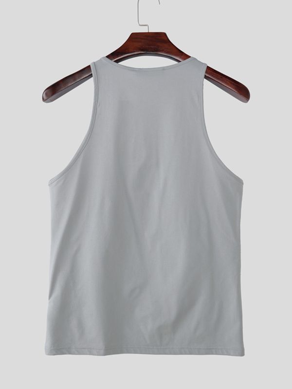 Men's Chain Strap Design Casual Tank SKUL54044