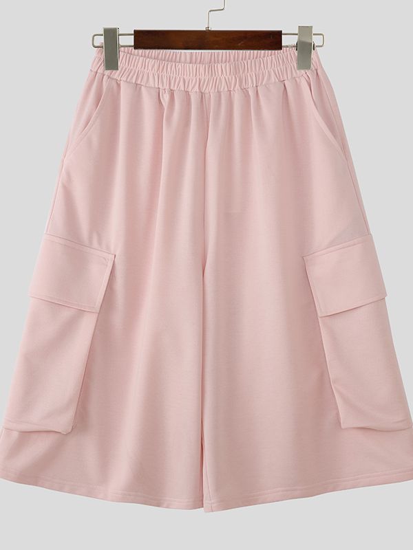 Men's Casual Pocket 3/4 Length Short SKUL50125