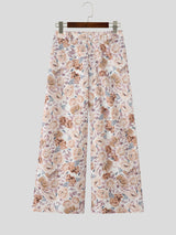 Men's Floral Print Casual Pant SKUL20279