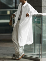 Men's Striped Casual Long Sleeve Shirt SKUL29529