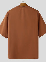 Men's Dog Print Short Sleeve T-Shirt SKUL38868