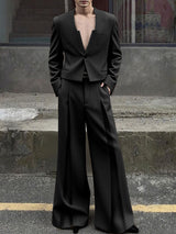 Men's Solid Casual Two Pieces Outfit SKUL30502