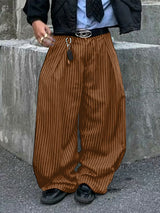 Men's Stripe Wide Leg Casual Pant SKUL28418