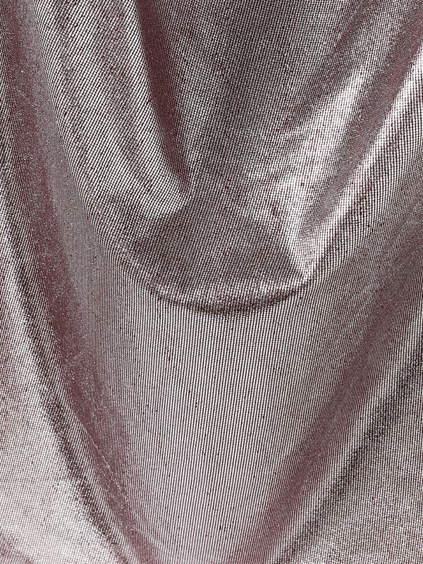 Men's Shiny Cowl Neck Short Sleeve T-Shirt SKUL40150