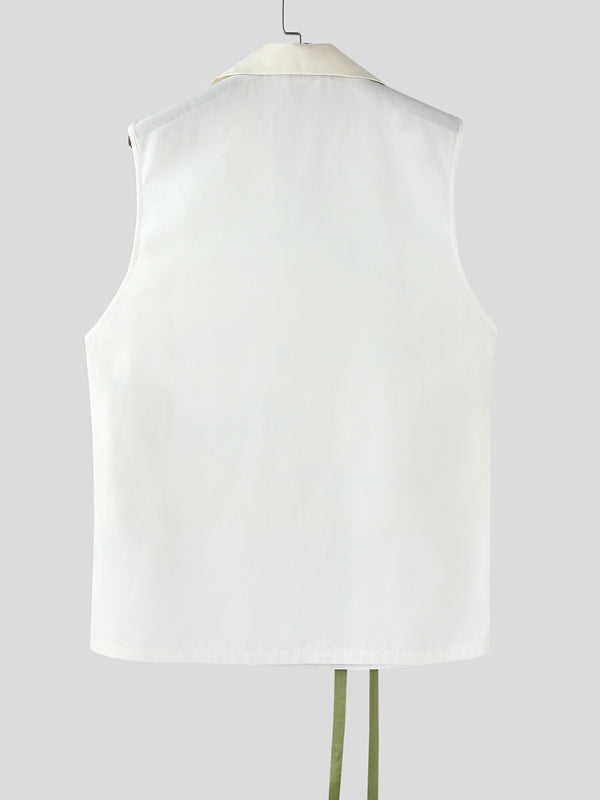 Men's Tie-Dye Print Tie Casual Tank SKUL20242