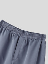Men's Streetwear Harajuku Baggy Curved Stitch Elastic Waist Pant SKUL69624
