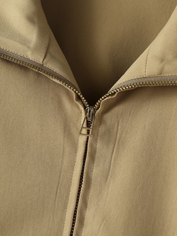 Men's Solid Color Loose Long Sleeve Jacket SKUL42537