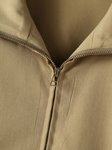 Men's Solid Color Loose Long Sleeve Jacket SKUL42537