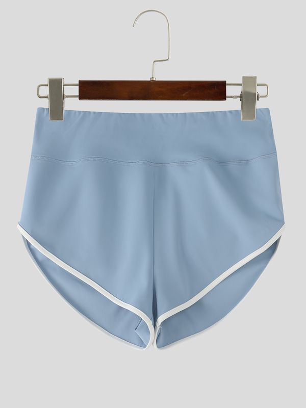 Men's High-Waisted Contrast Binding Scrunch Butt Short SKUL68420