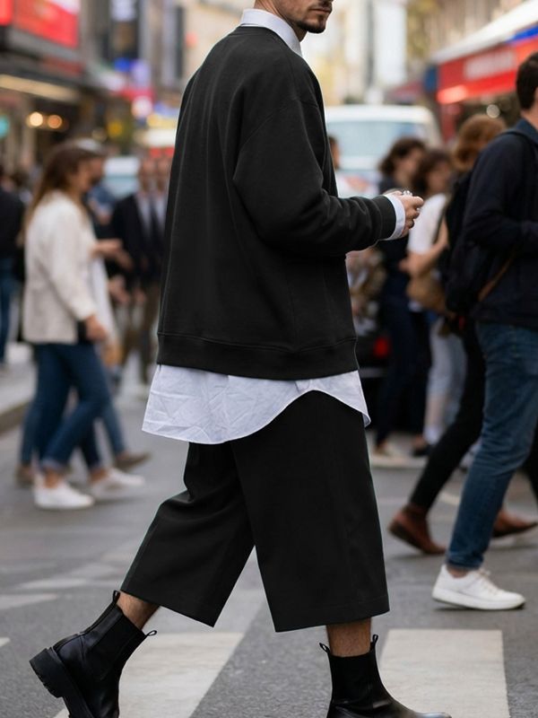 Men's Minimalist Casual Two Piece Outfit SKUL45294