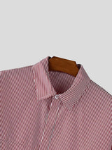 Men's Striped Casual Long Sleeve Shirt SKUL37285