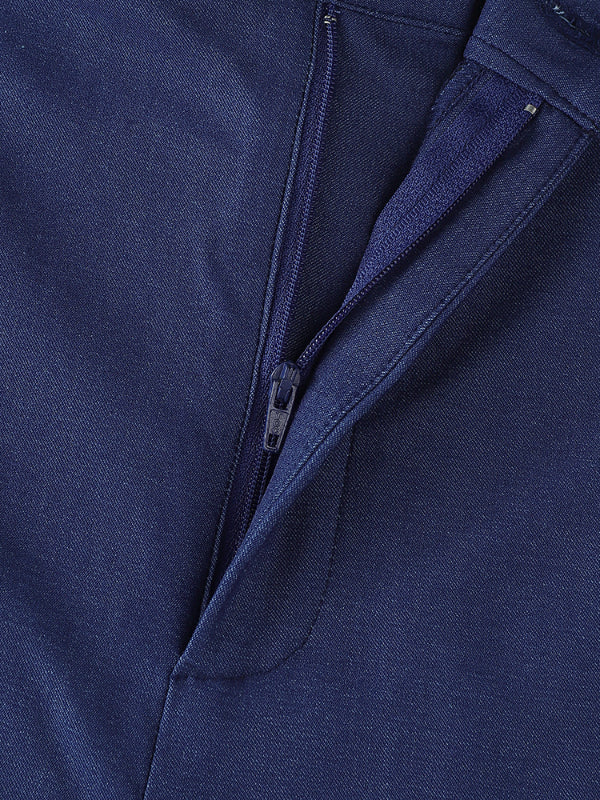 Men's Solid Color Stretch Flared Pant SKUL23731